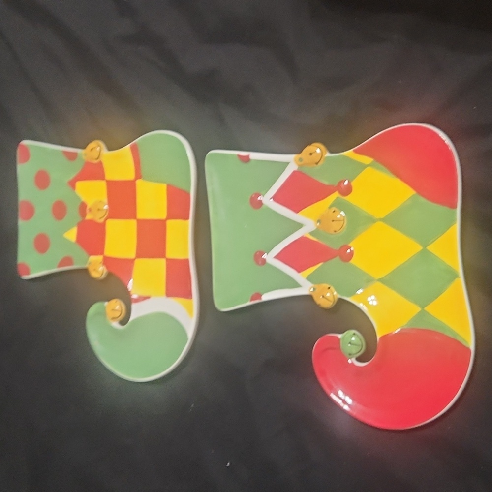 Bundle of Elf Candy/Cookie Plates
